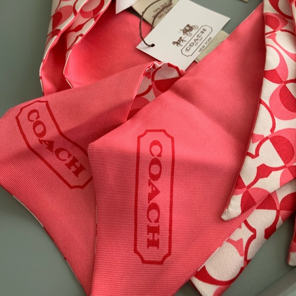 BNWT! COACH PEYTON DREAM C PONYTAIL SCARF - Picture 3 of 4